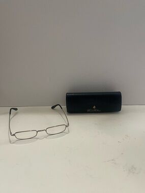 Brooks Brothers Eyeglasses Women Silver Like Oval BB432 1268 46-20-140